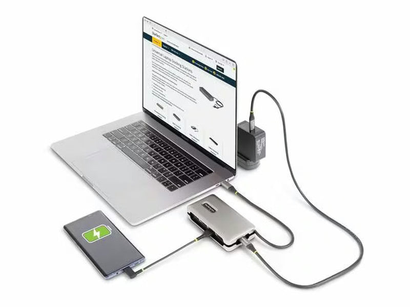 StarTech DKT31CH2CPD3 USB 3.2 Gen 2 Type C Docking Station for Notebook, Workstation