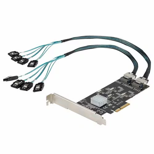 StarTech SATA Controller, Serial ATA/600, PCI Express 2.0 x4, Plug-in Card