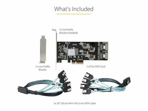 StarTech SATA Controller, Serial ATA/600, PCI Express 2.0 x4, Plug-in Card