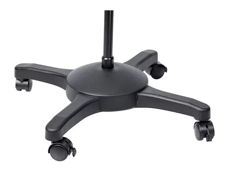 StarTech Mobile Tablet Stand with wheels, Height Adjustable, Universal Rolling Tablet Stand for 7 to 11 inch w/ Detachable Holder