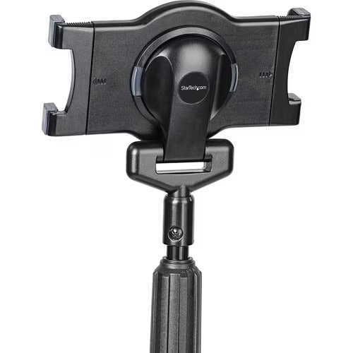 StarTech Mobile Tablet Stand with wheels, Height Adjustable, Universal Rolling Tablet Stand for 7 to 11 inch w/ Detachable Holder