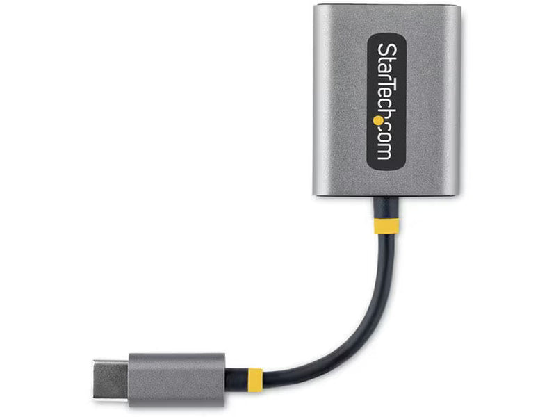 StarTech USB-C Headphone Splitter, USB Type C Dual Headset Adapter w/Mic Input, USB C to 3.5mm Audio Adapter/Earphone Dongle