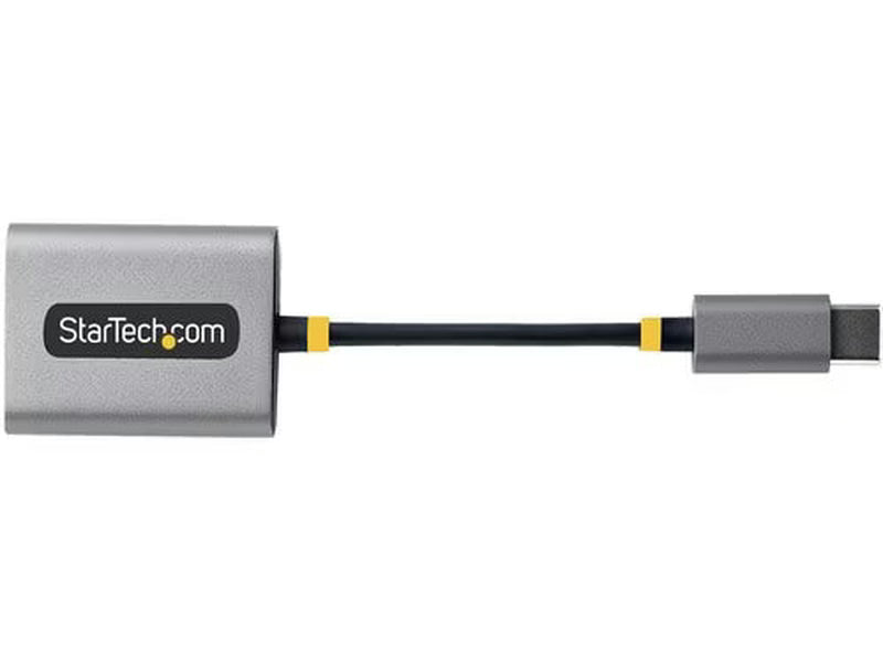 StarTech USB-C Headphone Splitter, USB Type C Dual Headset Adapter w/Mic Input, USB C to 3.5mm Audio Adapter/Earphone Dongle