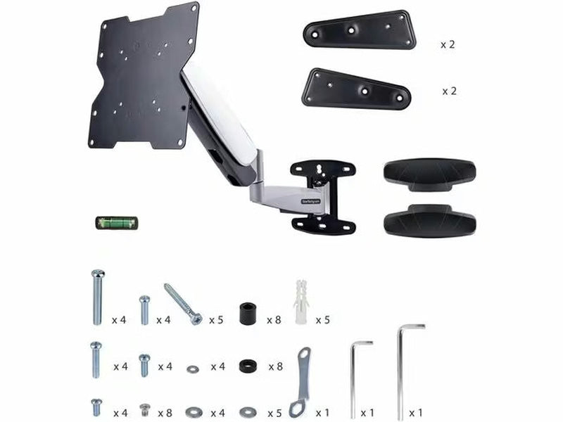 StarTech Adjustable Full Motion TV Wall Mount For 23"-55" Displays