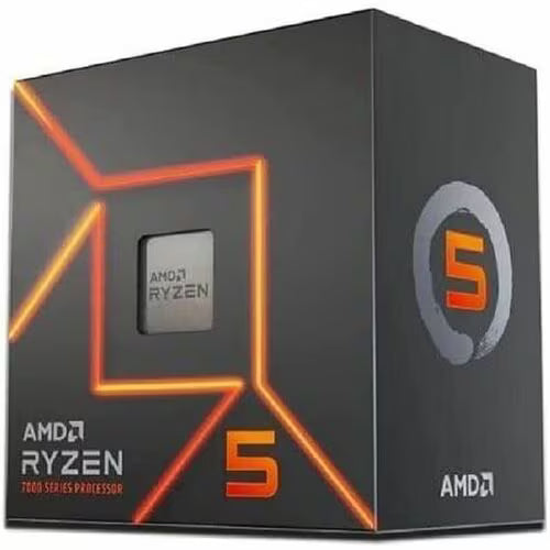 AMD Ryzen 5 7600 6 Cores 12 Threads 3.80 GHz AM5 5.10 GHz Overclocking Processor with Wraith Stealth Cooler