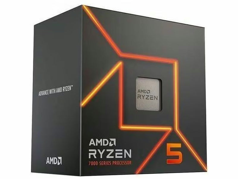 AMD Ryzen 5 7600 6 Cores 12 Threads 3.80 GHz AM5 5.10 GHz Overclocking Processor with Wraith Stealth Cooler