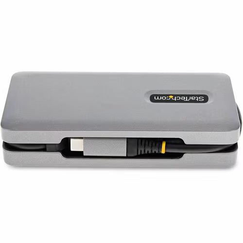 StarTech USB-C Multiport Adapter, 4K 60Hz HDMI/DP, 3-Port USB Hub, 100W PD Pass-Through