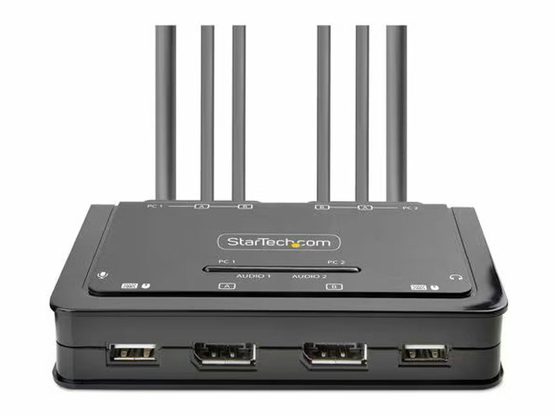 StarTech KVM Switchbox 3840 x 2160, 4 x USB, 6 x DisplayPort