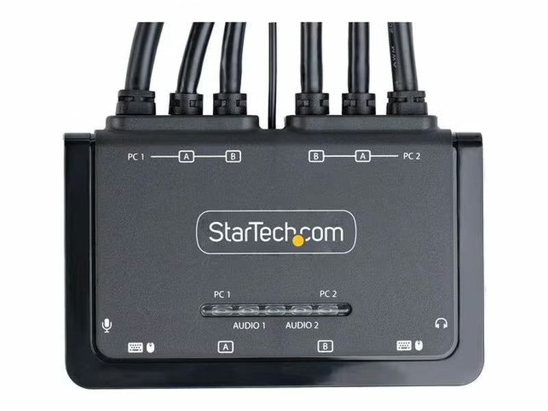 StarTech KVM Switchbox 3840 x 2160, 4 x USB, 6 x DisplayPort