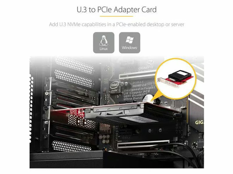 StarTech U.3 to PCI Express Adapter