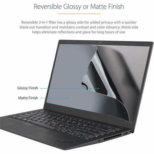 StarTech Anti-glare Privacy Screen Filter - TAA Compliant - For 33.8 cm 13.3" LCD Notebook