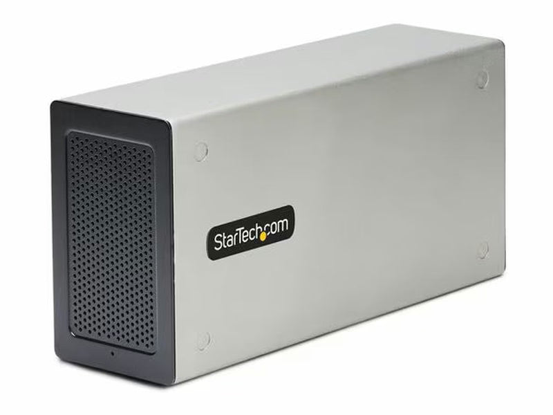 StarTech Thunderbolt 3 PCIe Expansion Chassis, External Enclosure W/Dual PCI Express Slots, PCIe Box for Laptops/Desktops, 8K/4K Output Via TB3/DP 1.4 Ports