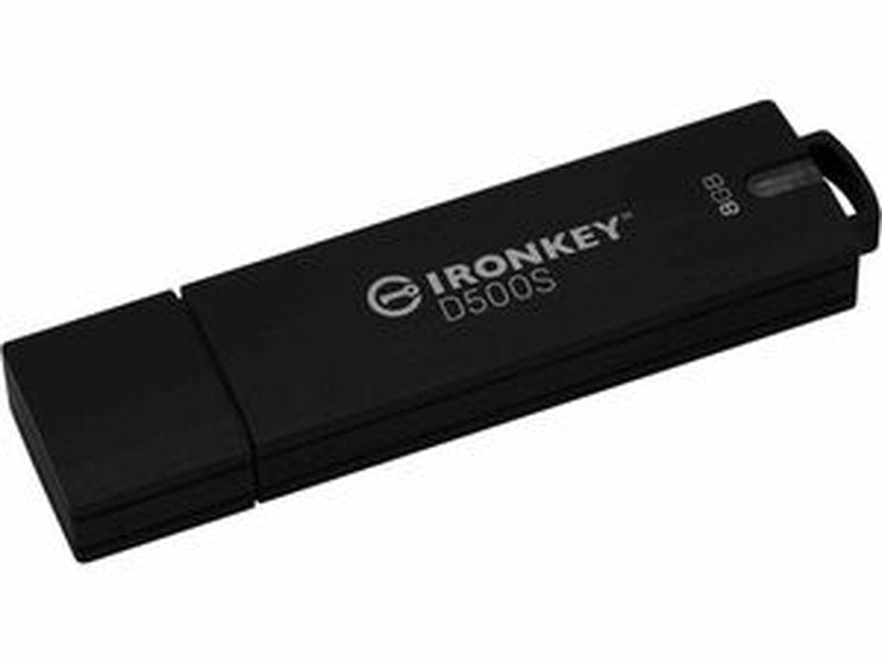Kingston IronKey D500S 8GB USB 3.2 Gen 1 Type A Rugged Flash Drive