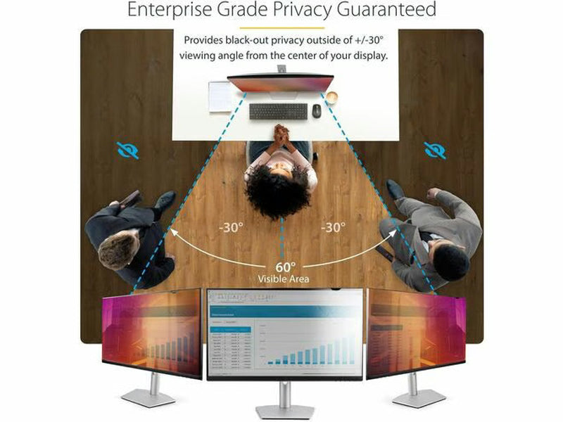 StarTech 24-inch 16:9 Gold Monitor Privacy Screen