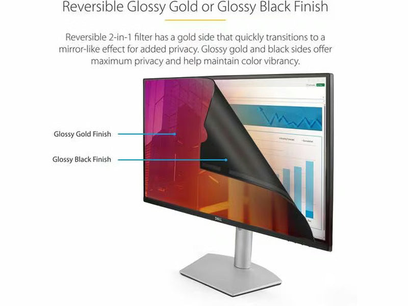 StarTech 24-inch 16:9 Gold Monitor Privacy Screen
