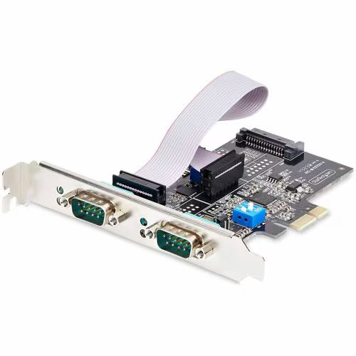 StarTech 2-Port Serial PCIe RS232/RS422/RS485 Card