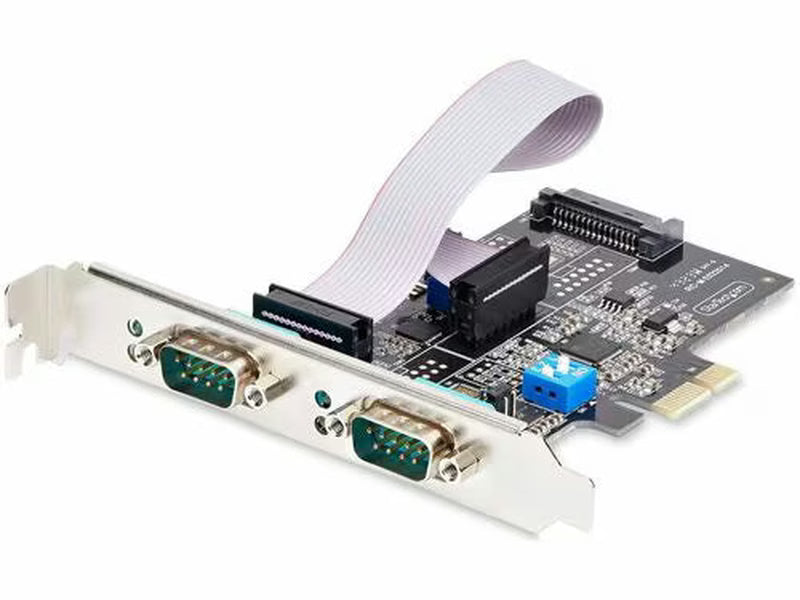 StarTech 2-Port Serial PCIe RS232/RS422/RS485 Card