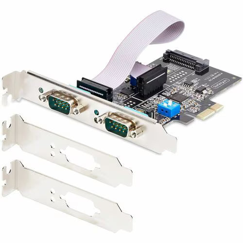 StarTech 2-Port Serial PCIe RS232/RS422/RS485 Card