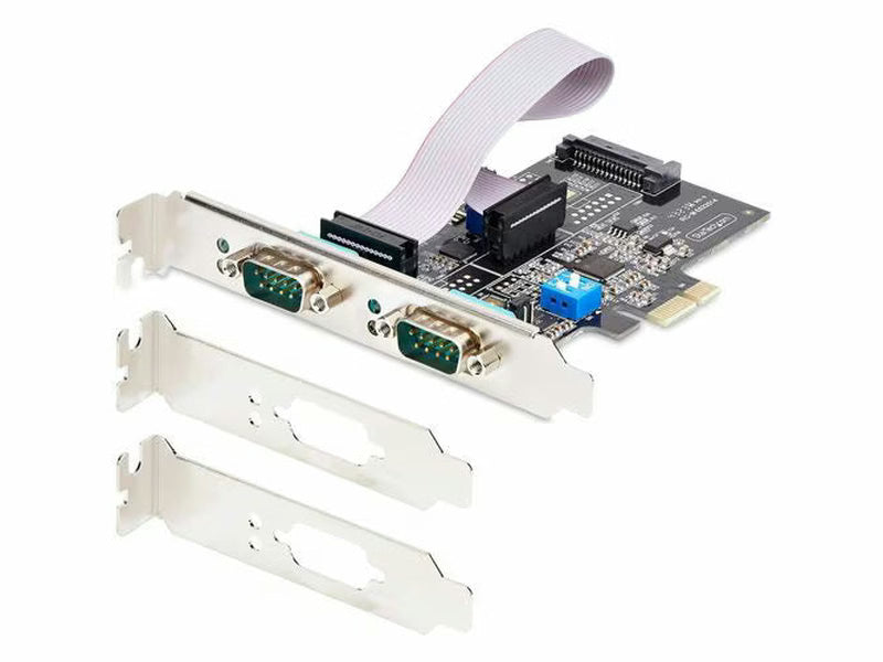 StarTech 2-Port Serial PCIe RS232/RS422/RS485 Card