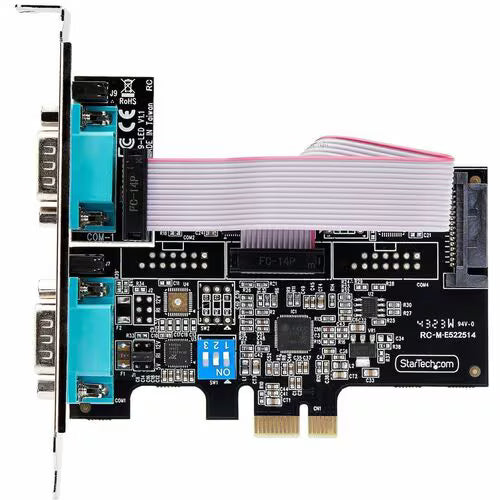 StarTech 2-Port Serial PCIe RS232/RS422/RS485 Card