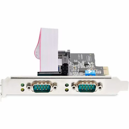 StarTech 2-Port Serial PCIe RS232/RS422/RS485 Card
