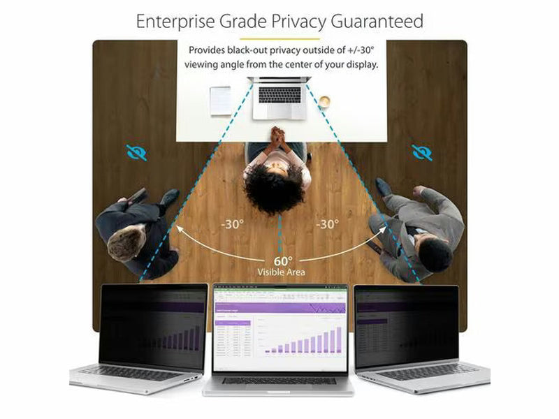 StarTech 13-inch MacBook Air M2/M3 Laptop Privacy Screen