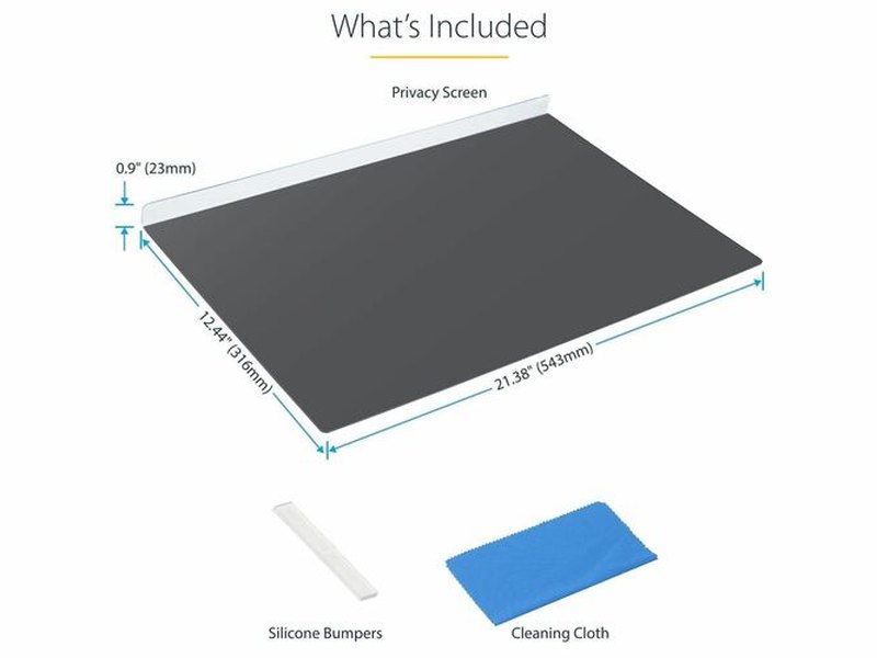 StarTech 23.8-inch 16:9 Computer Monitor Privacy Screen Protector