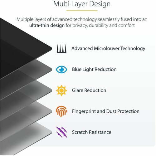 StarTech 24-inch 16:9 Computer Monitor Privacy Screen Protector/Shield
