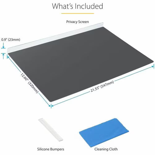 StarTech 24-inch 16:9 Computer Monitor Privacy Screen Protector/Shield