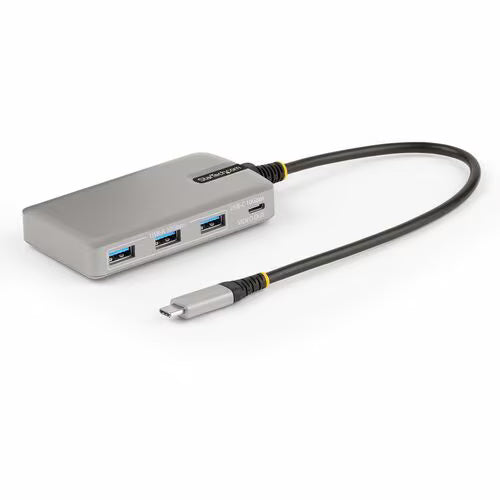 StarTech 4-Port USB-C Hub with USB-C DP Alt Mode Video Output 4K 60Hz - 3x USB-A, 1x USB Type-C, 100W Power Delivery Pass-Through