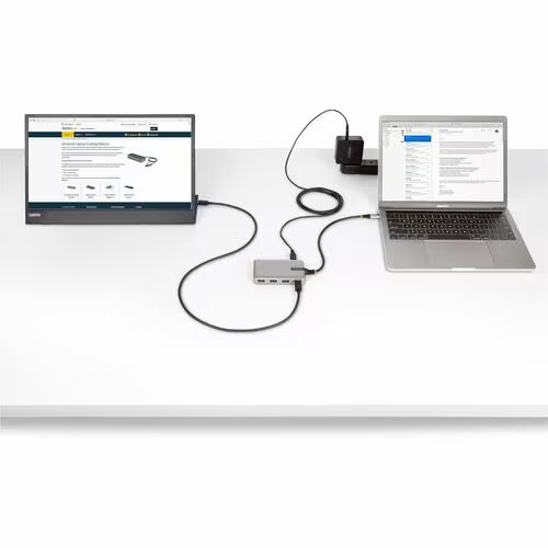 StarTech 4-Port USB-C Hub with USB-C DP Alt Mode Video Output 4K 60Hz - 3x USB-A, 1x USB Type-C, 100W Power Delivery Pass-Through