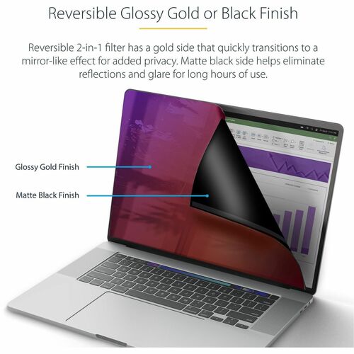 StarTech Plastic Anti-glare Privacy Screen Filter for 14" MacBook Pro