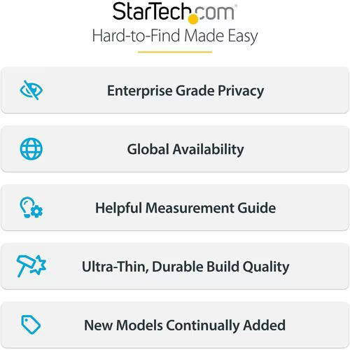 StarTech 14-inch 16:10 Flip-Up Privacy Screen with Touch, Anti-Glare Blue Light Filter, Laptop Monitor Screen Protector, +/- 30 Deg. View Angle