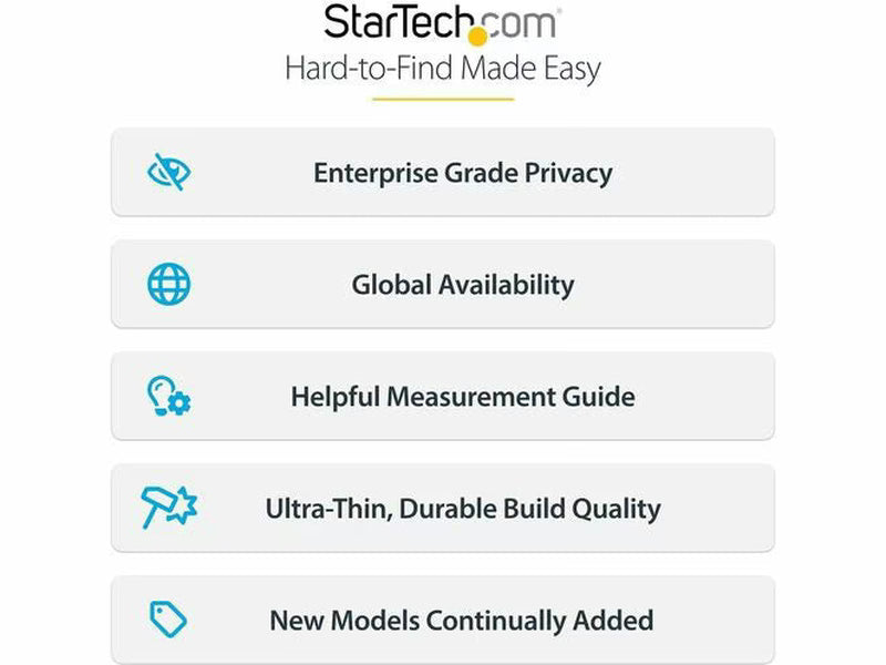 StarTech 14-inch 16:10 Flip-Up Privacy Screen with Touch, Anti-Glare Blue Light Filter, Laptop Monitor Screen Protector, +/- 30 Deg. View Angle