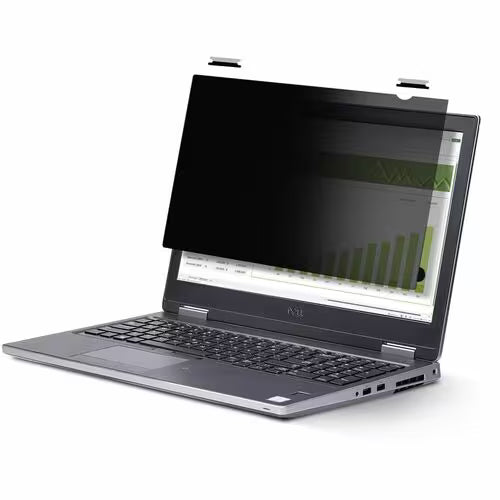 StarTech 17-inch 16:10 Flip-Up Privacy Screen with Touch, Anti-Glare Blue Light Filter, Laptop Monitor Screen Protector