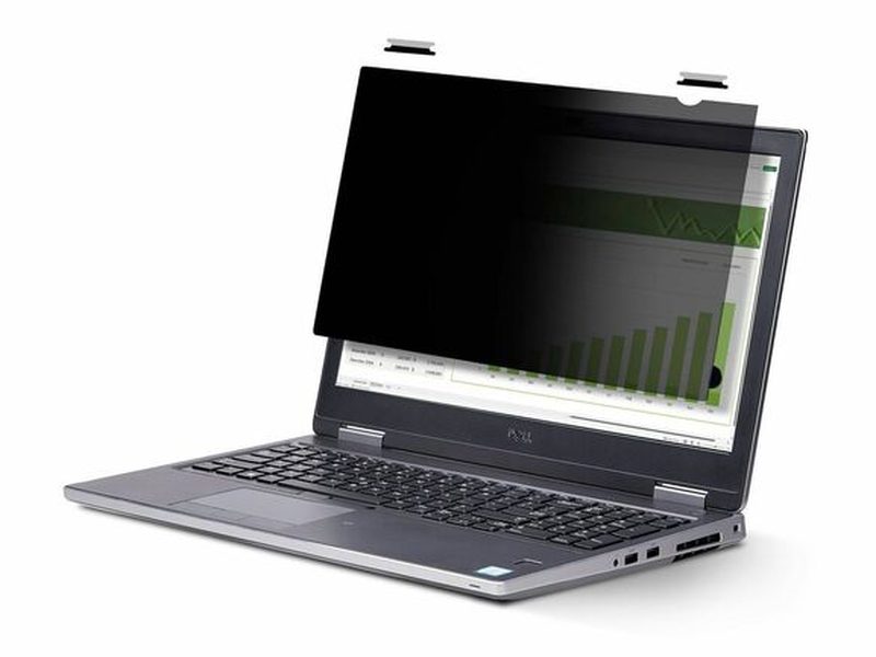 StarTech 15.6-inch 16:9 Flip-Up Privacy Screen with Touch, Anti-Glare Blue Light Filter, Laptop Monitor Screen Protector
