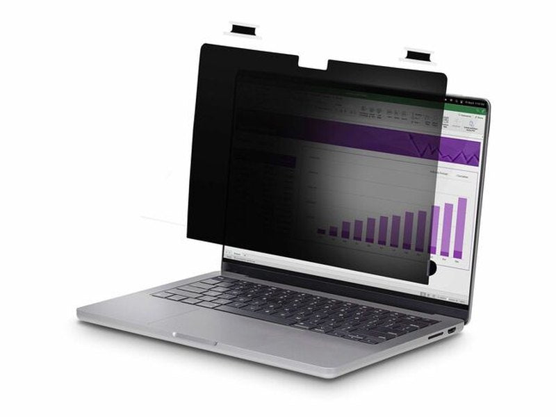 StarTech 13.3-inch Flip-Over Laptop Privacy Screen for MacBook Pro, Anti-Glare and Blue Light Reduction Privacy Filter, Screen Protector with +/- 30 Deg. View Angle