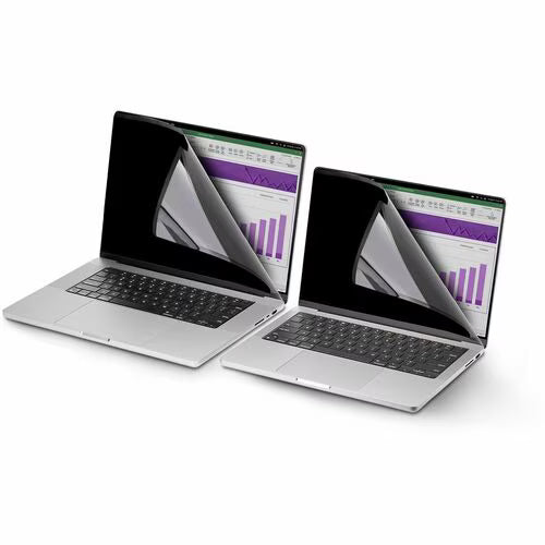 StarTech 14.1-inch 16:10 Flip-Up Privacy Screen with Touch, Anti-Glare Blue Light Filter, Laptop Monitor Screen Protector, +/- 30 Deg. View Angle