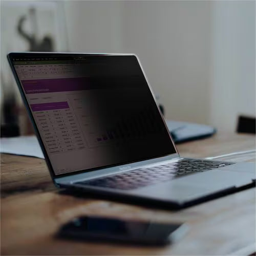 StarTech 14.1-inch 16:10 Flip-Up Privacy Screen with Touch, Anti-Glare Blue Light Filter, Laptop Monitor Screen Protector, +/- 30 Deg. View Angle