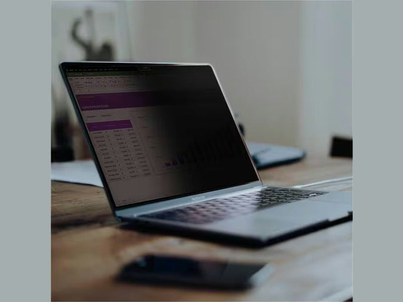 StarTech 14.1-inch 16:10 Flip-Up Privacy Screen with Touch, Anti-Glare Blue Light Filter, Laptop Monitor Screen Protector, +/- 30 Deg. View Angle