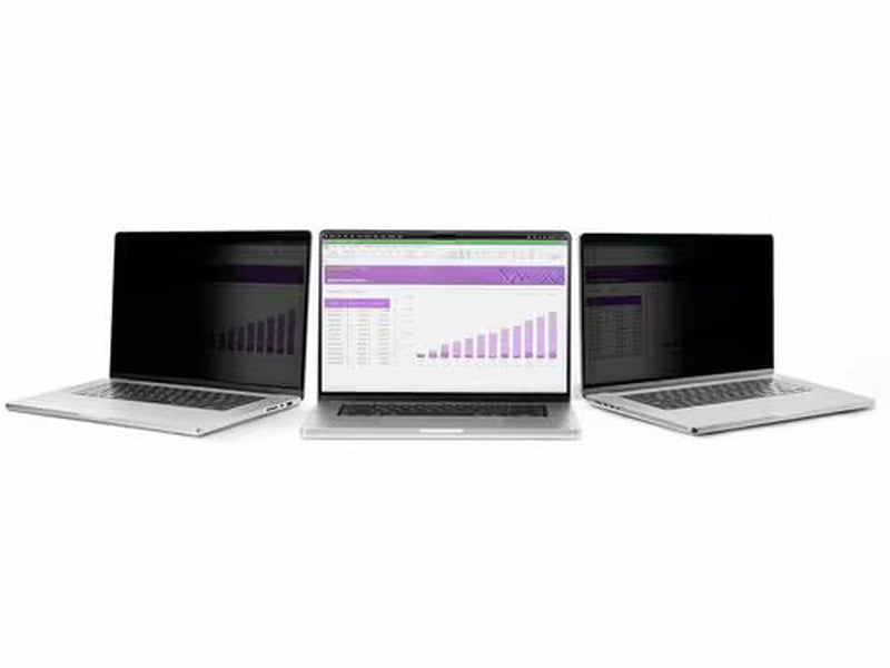StarTech 14.1-inch 16:10 Flip-Up Privacy Screen with Touch, Anti-Glare Blue Light Filter, Laptop Monitor Screen Protector, +/- 30 Deg. View Angle