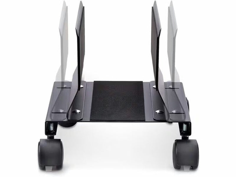 StarTech Computer Tower Cart, Rolling Mobile CPU Caddy on Wheels/Casters, Max Load 46.3lb/21kg, Adjustable PC Case Mount, Desktop Floor Stand, Steel Dolly
