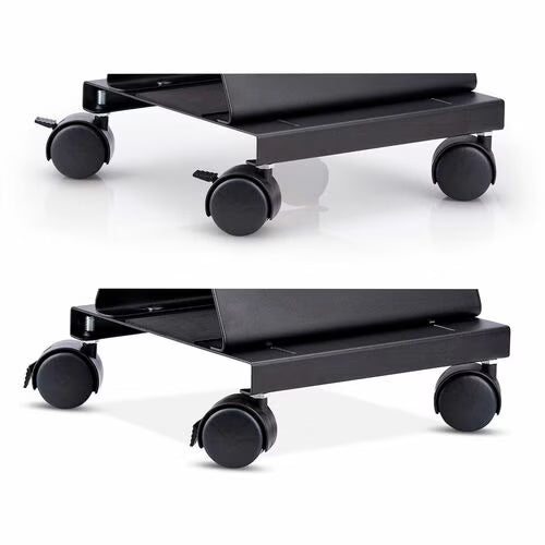StarTech Computer Tower Cart, Rolling Mobile CPU Caddy on Wheels/Casters, Max Load 46.3lb/21kg, Adjustable PC Case Mount, Desktop Floor Stand, Steel Dolly