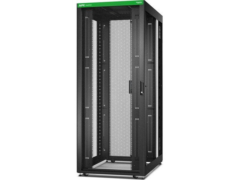 APC Easy Rack ER8220, 42U, Black, With Roof, Castors, Feet, 4 Brackets, No Side Panels, 1991H x 800W x 1200D mm