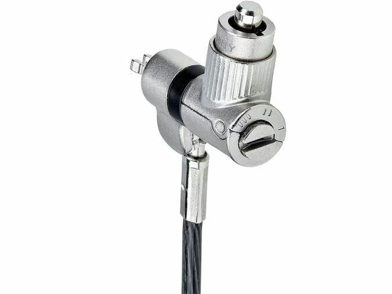 StarTech 3-in-1 Universal Laptop Lock 6.6ft 2m , Master Keyed Locking Cable, Computer Security, Compatible w/Noble Wedge&reg;/Nano/K-Slot, Anti-Theft Cut-Resistant Cable