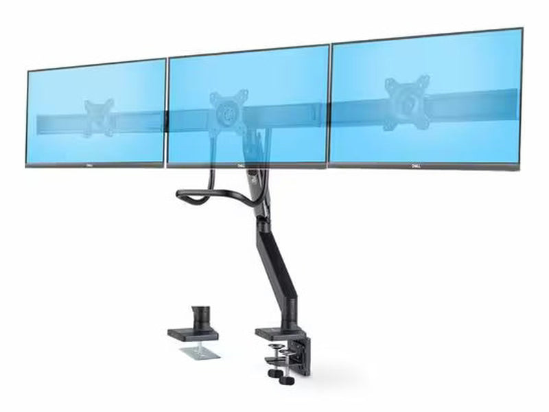 StarTech Crossbar Triple Monitor Desk Mount For Up To Three 27in Screens