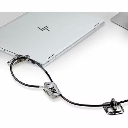 StarTech Laptop/Desktop & Peripheral Lock Kit, Theft-Deterring Security Lock, K-Slot, 9.8ft (3m) Steel Cable, 3x Devices, User-Resettable 4-Digit Lock
