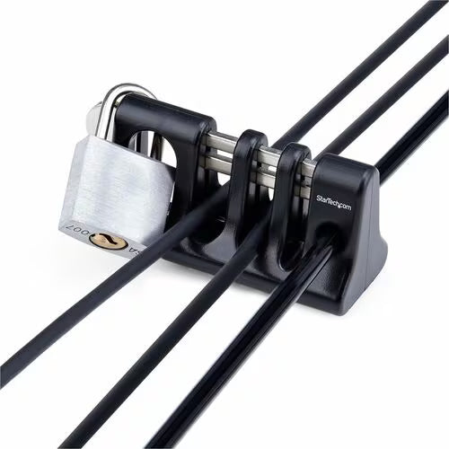 StarTech Peripheral Cable Anchor Lock, Secure Keyboard/Mouse For Shared Computer