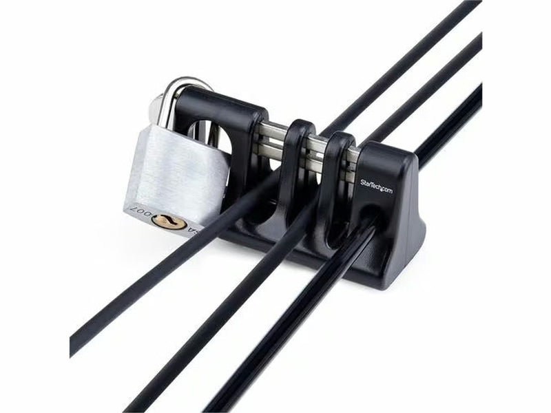 StarTech Peripheral Cable Anchor Lock, Secure Keyboard/Mouse For Shared Computer
