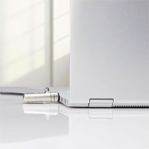 StarTech Slim Lock Noble Wedge Slot Compatible, 6.6ft (2m) Locking Cable, Desk Anti-Theft Security For Laptop/Notebook